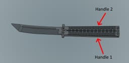 Katana Butterfly 3d model