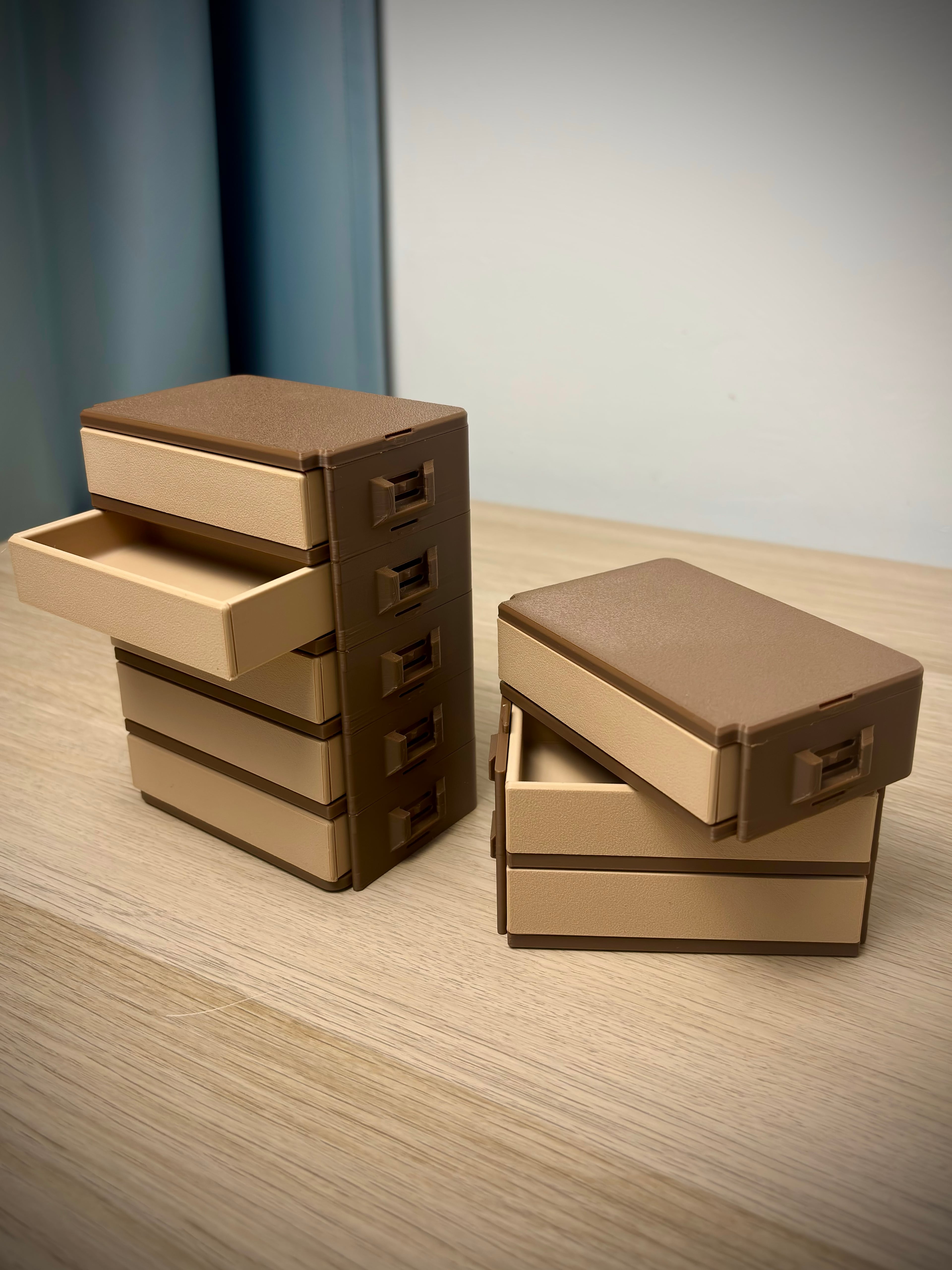 Modular Drawer System | Push-Push Lock 3d model
