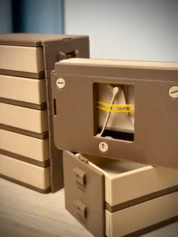 Modular Drawer System | Push-Push Lock 3d model