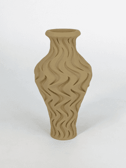 Wiggly Wave Vase 3d model