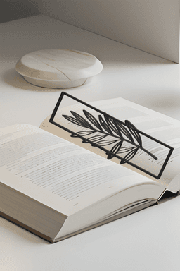 Oleaster Bookmark, Creative Bookmark, Gift Idea 3d model
