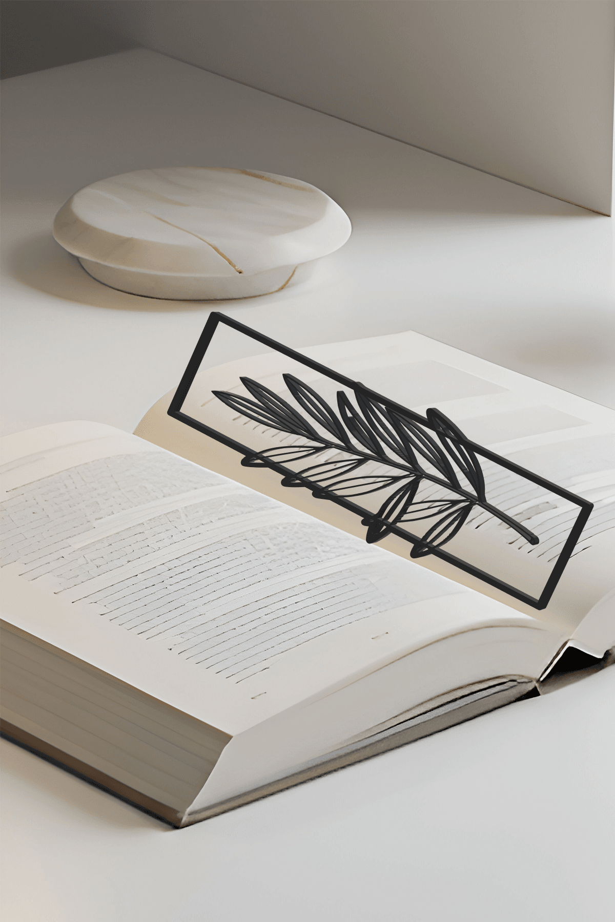 Oleaster Bookmark, Creative Bookmark, Gift Idea 3d model