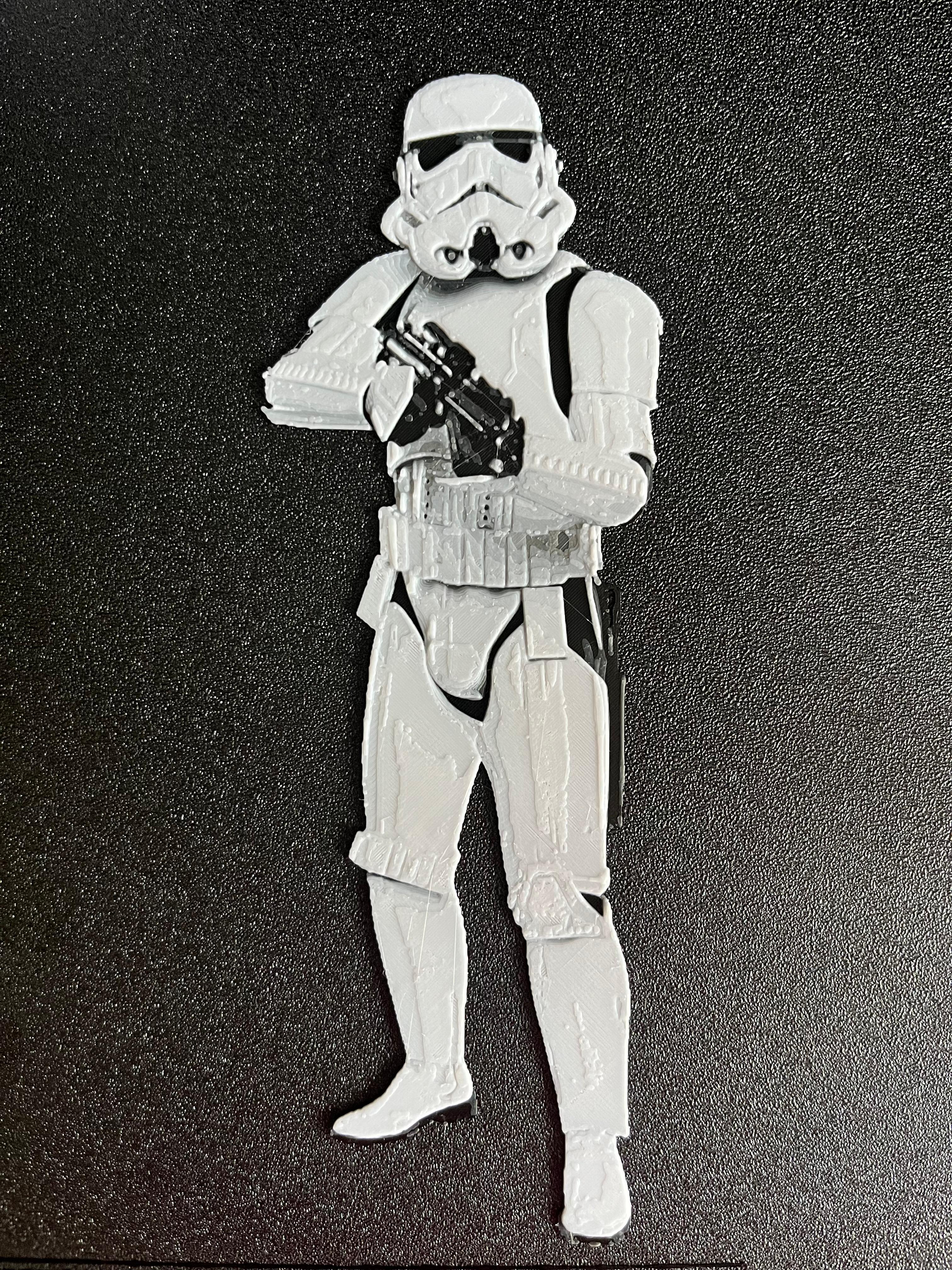 Stormtrooper (Filament Painting) 3d model