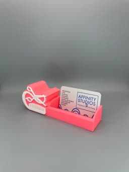 Hair Stylist Form Business Card Holder 3d model