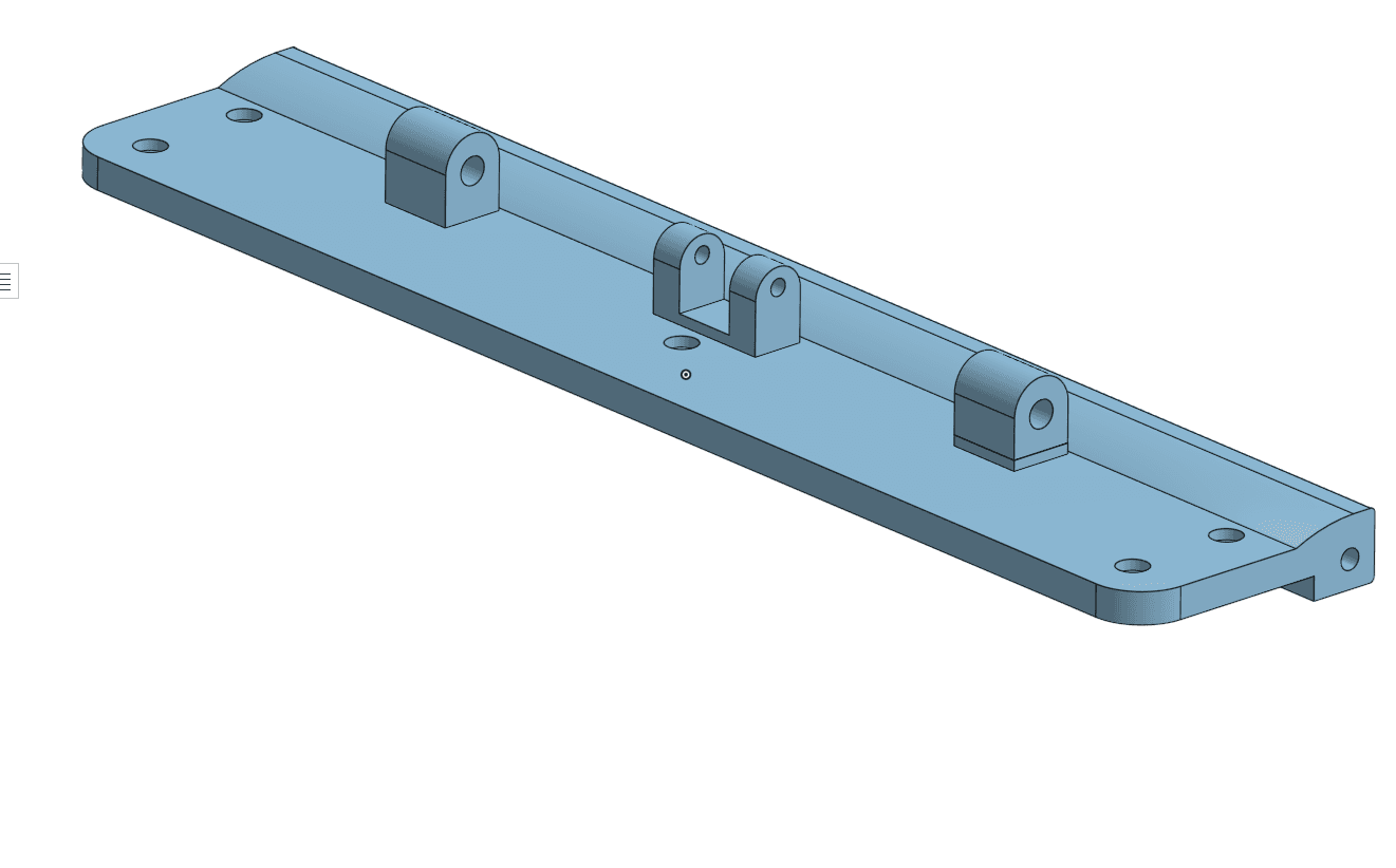 Trash Can Hinge Replacement 3d model