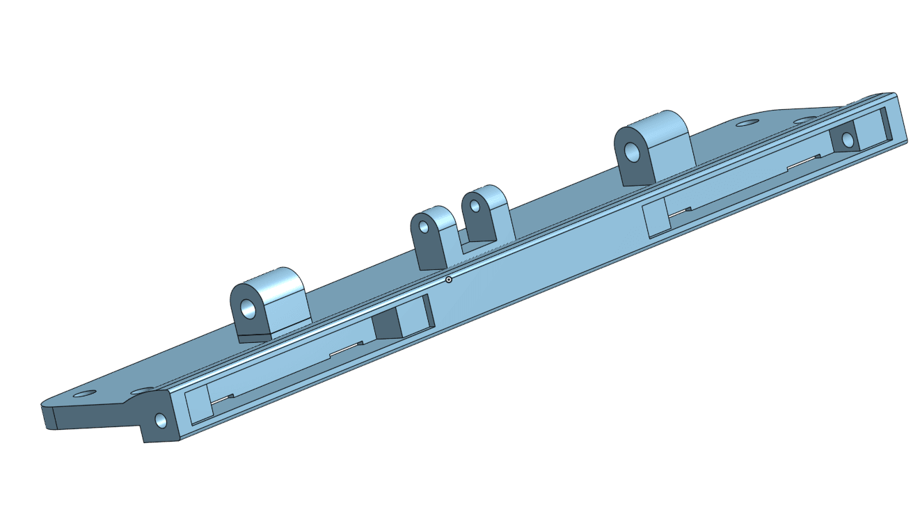 Trash Can Hinge Replacement 3d model