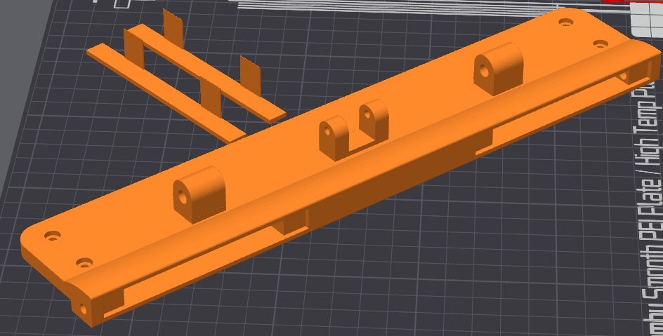 Trash Can Hinge Replacement 3d model