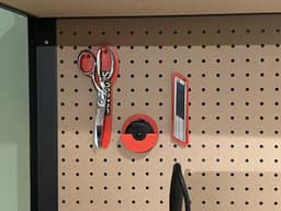 CW&T Herring Blade Pegboard Holder 3d model