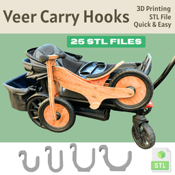 Veer Carry Hooks β 25 STL Files for Custom Fit 3d model