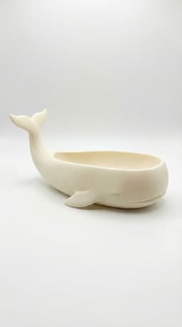 Whale Sponge Holder Sink Organizer Drain Tray 3d model
