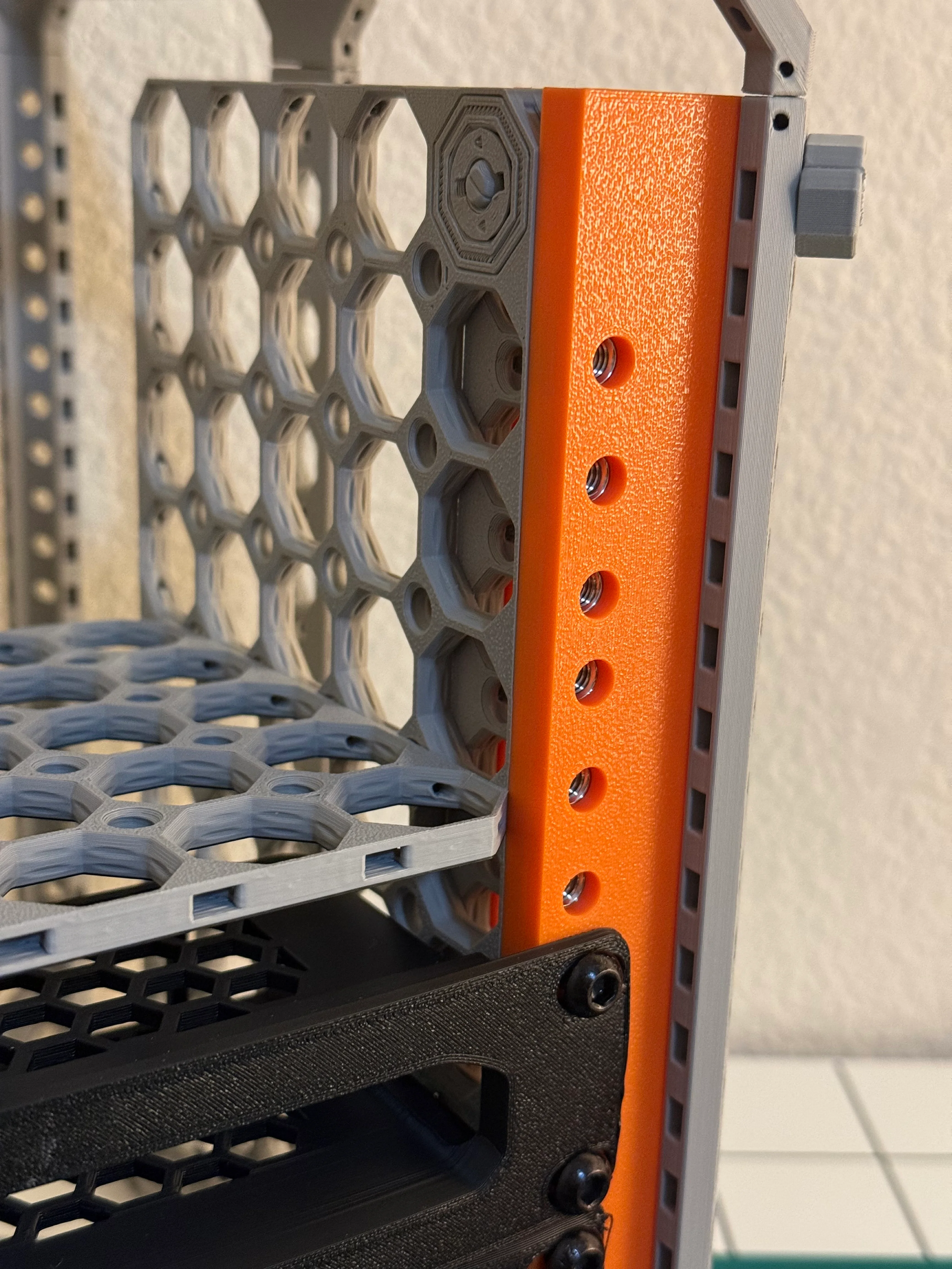 Multiboard Rack Unit - 5MRU / 5U T-Rail (Pair) 3d model