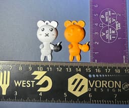 Murder Bears Now with a Flat Back 3d model