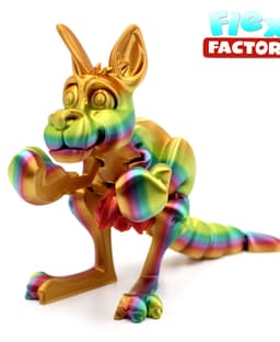 Flexi Factory Kangaroo with 3MF File Included! 3d model