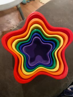 Star Stacking Cups 3d model
