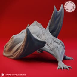 Dire Bat - Tabletop Miniature (Pre-Supported) 3d model