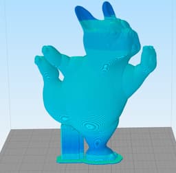 Boston Terrier Yoga Dog Pose 2 3d model