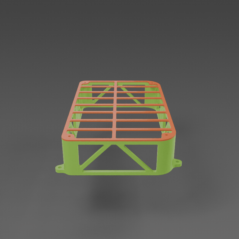 Electronics Wall Cage - Large 3d model