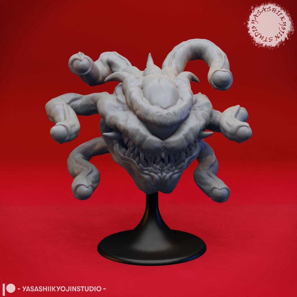 Beholder / Eye Tyrant - Tabletop Miniature 3d model