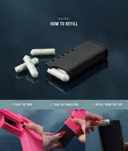 PMS - Period Missile System - Tampon Pistol 3d model