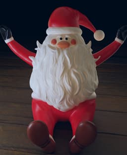 Christmas decoration set 3d model