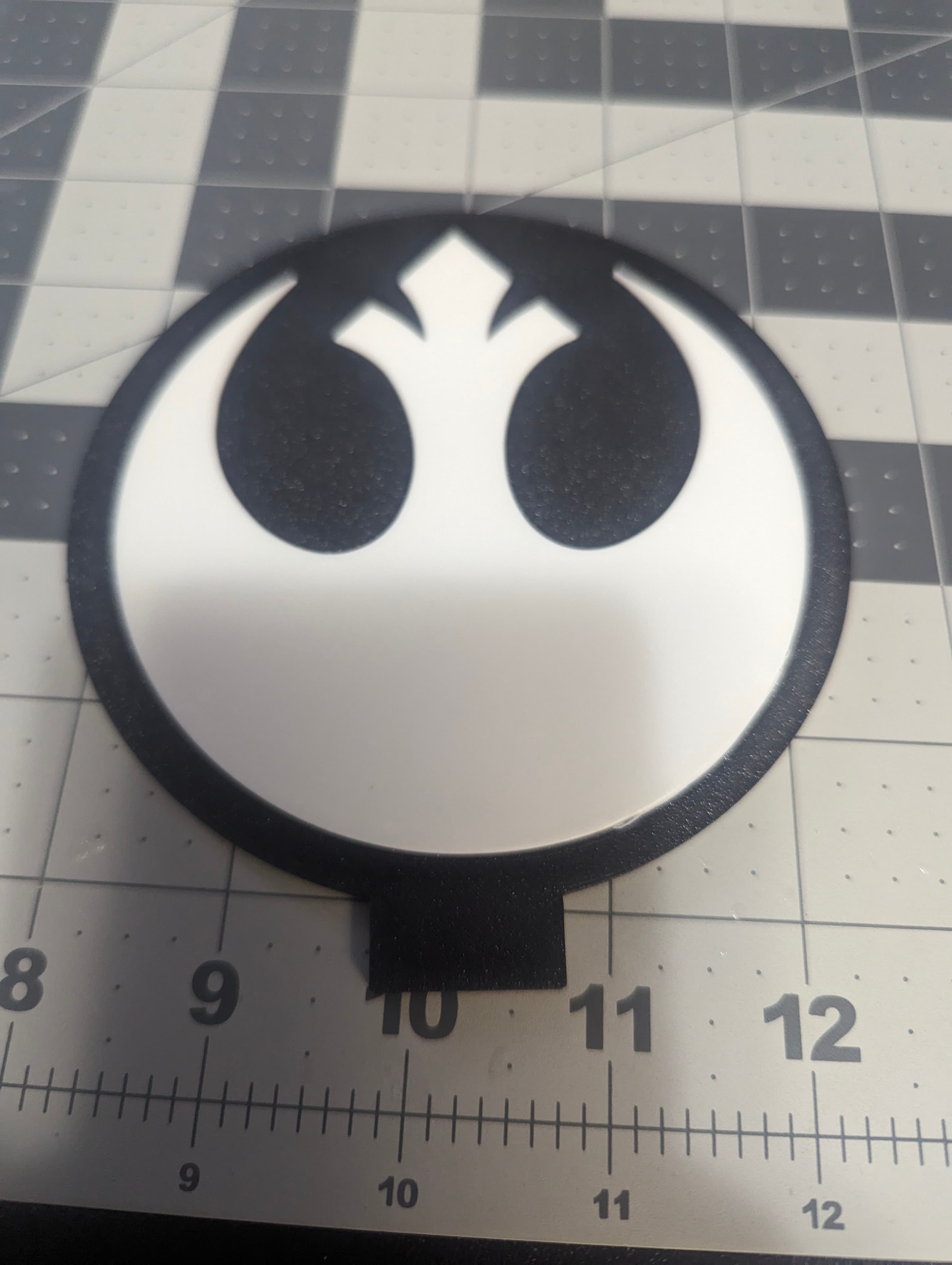 Rebel Alliance 120mm Wall Mount Insert Emblem 3d model