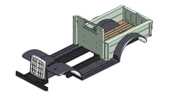 EWR MK1 “WorkRig” Wrecker/Flatbed to Pickup Conversion Kit 3d model