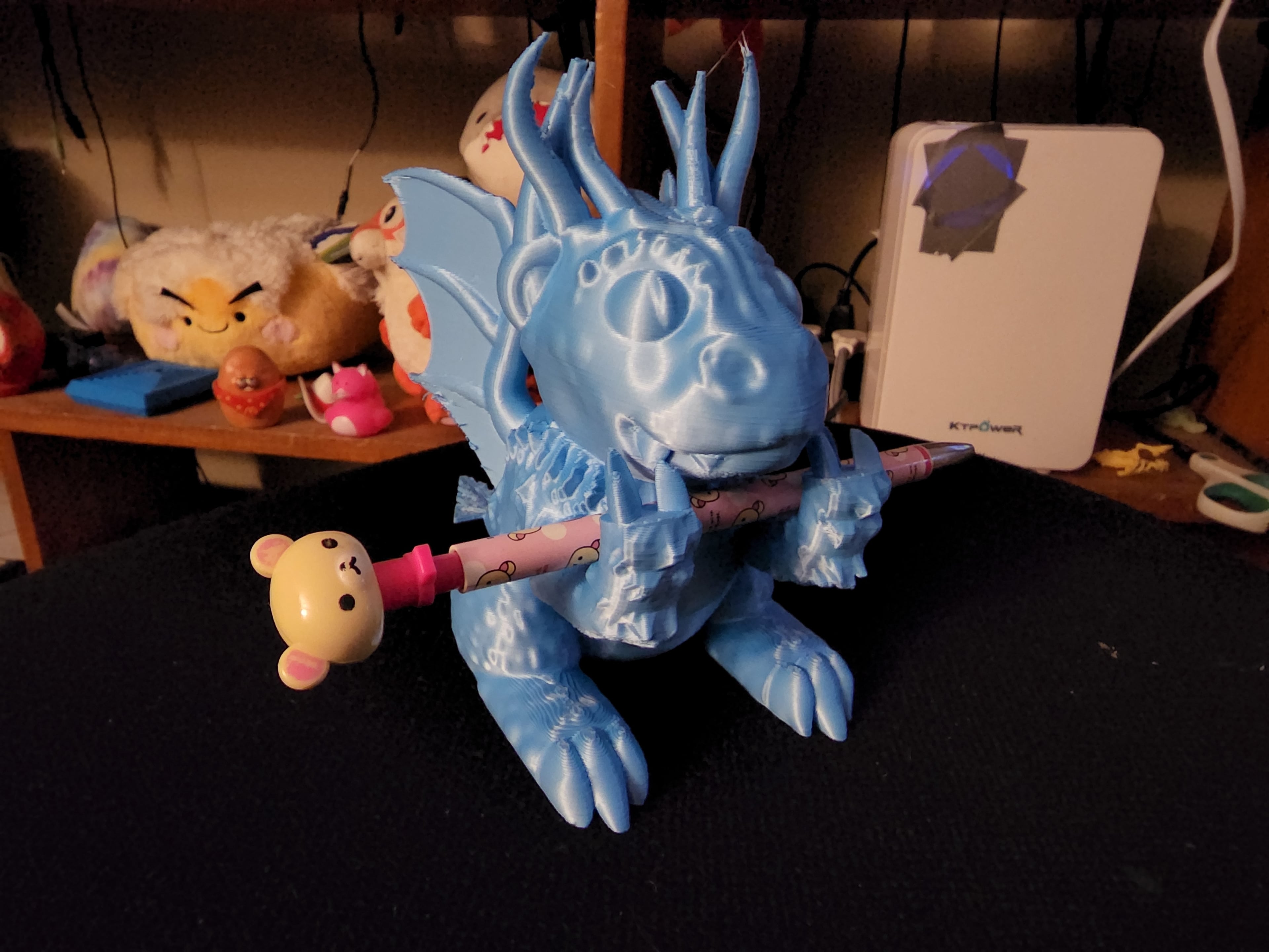 Dragon pen holder 3d model