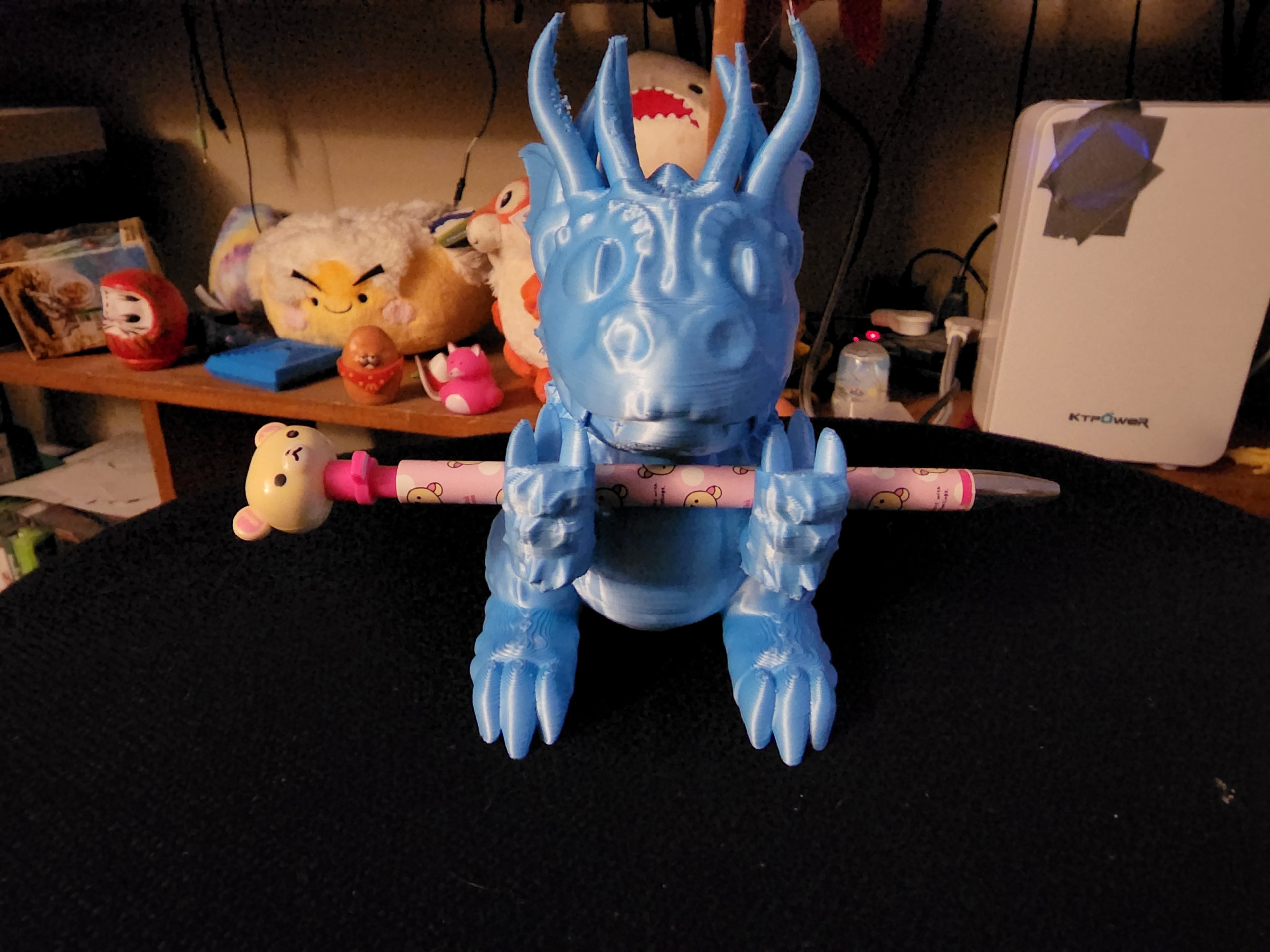 Dragon pen holder 3d model
