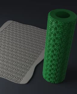 Texture Rollers Art Deco wide Vol.3 (7-9) 3d model
