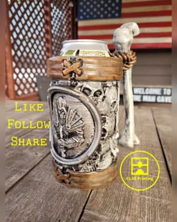 Necromancer - Bone Stack Can Koozie 3d model