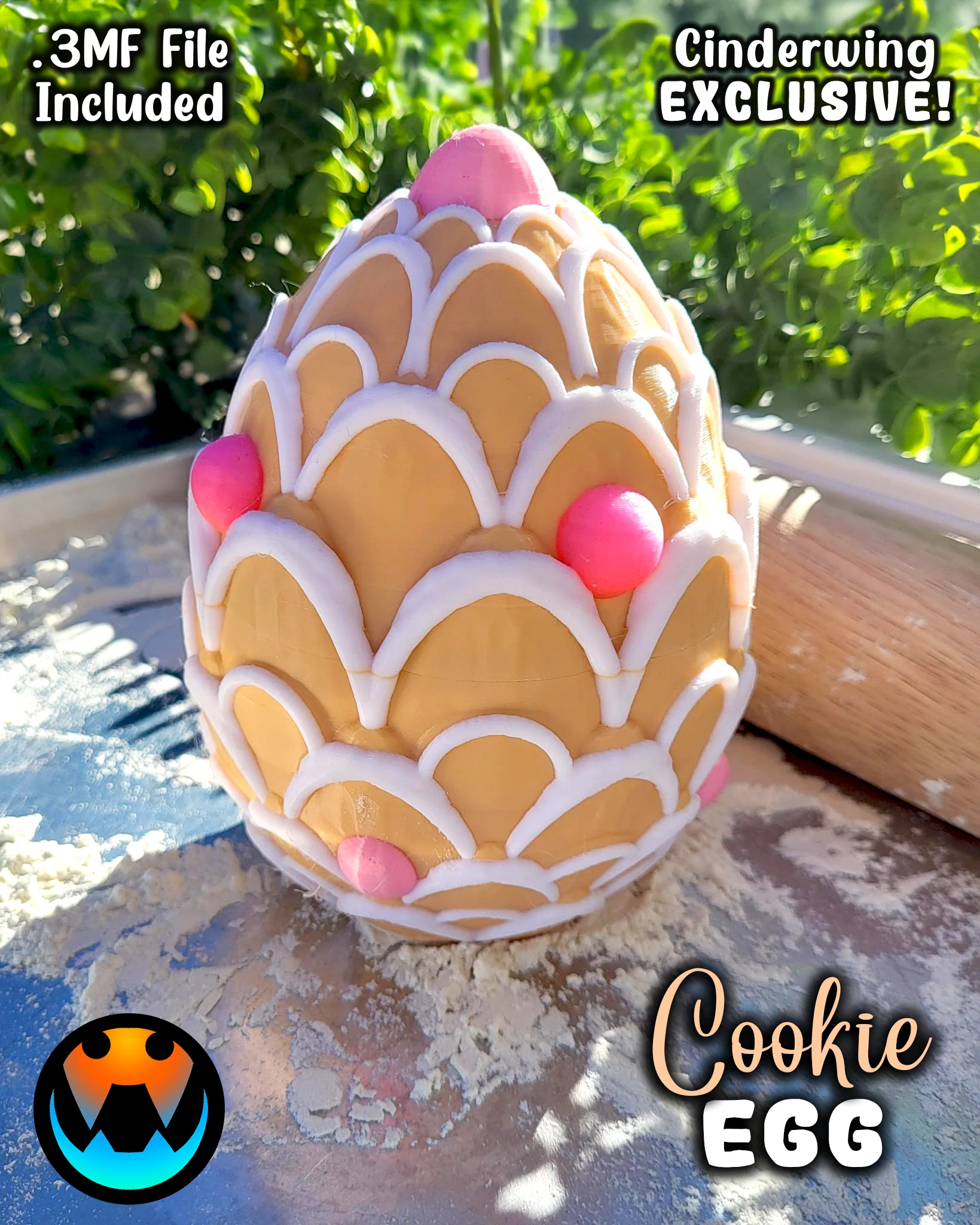 Cookie Egg 3d model