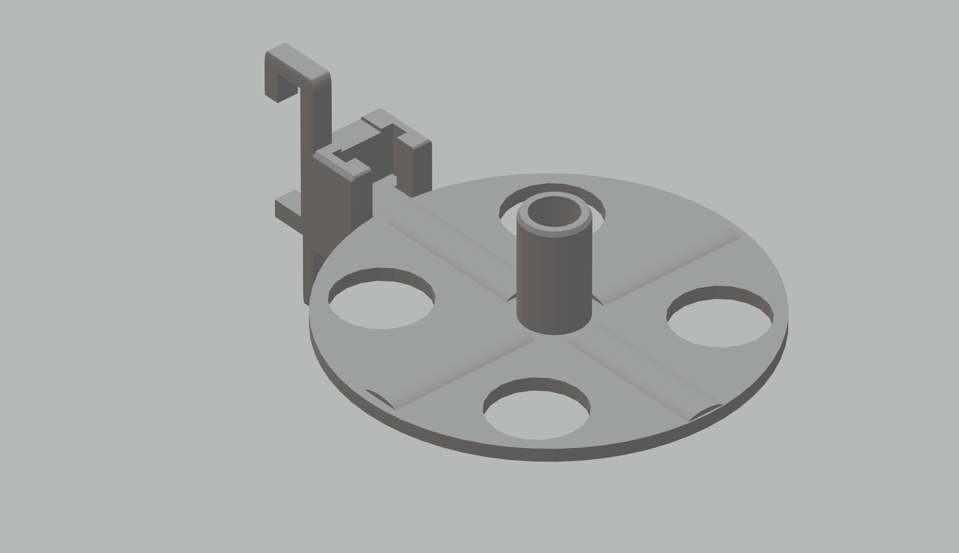 FHW: Ikea Pegboard 3.5 inch sewing bobbin (SKÅDIS) 3d model