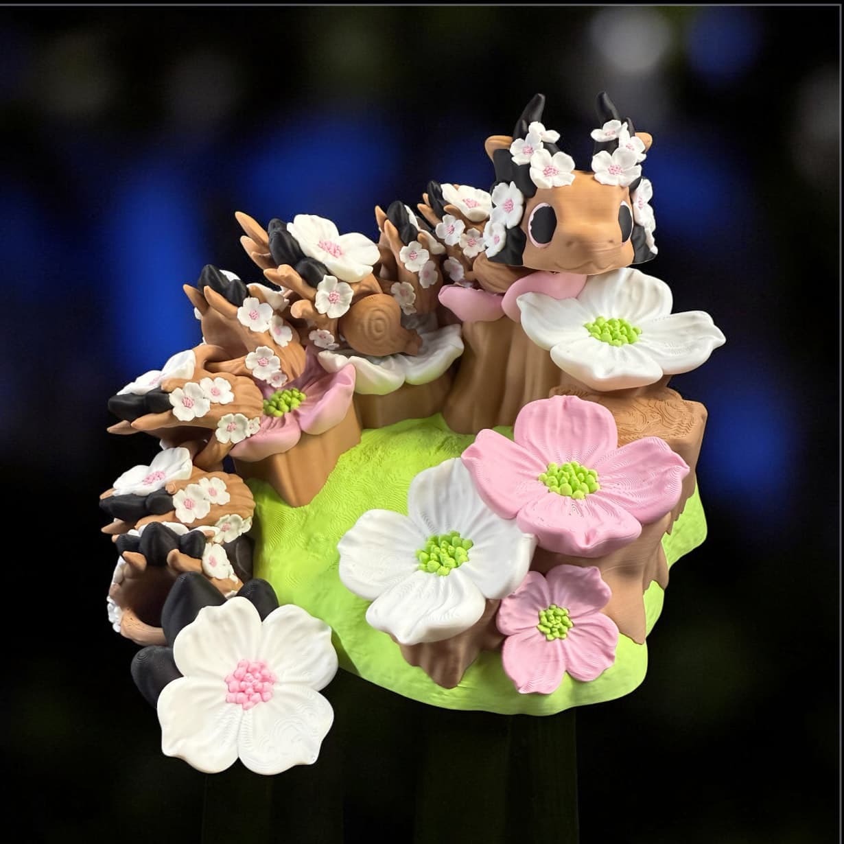 Dogwood Dragon - Teen - Dogwood Display 3d model