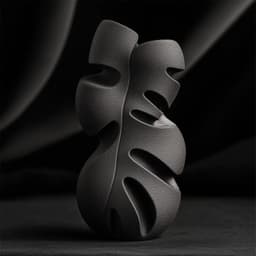 Shadow Leaf – A Bold Fusion of Nature and Sculpture 3d model
