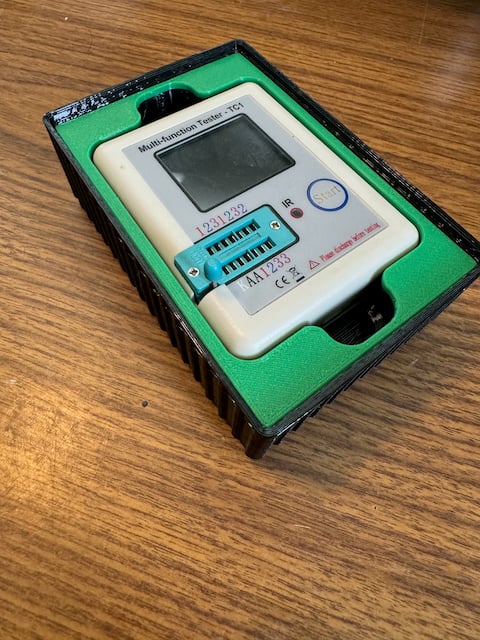 Multi-Function Tester -TC1 Insert for Corrugated Gridfinity Light Bin 2x3x6 3d model