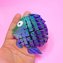Articulated Fish - Print In Place - No Supports 3d model