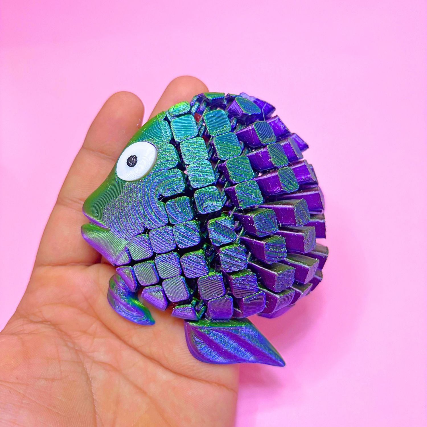 Articulated Fish - Print In Place - No Supports 3d model