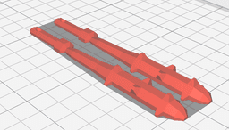 Studded Club 3d model