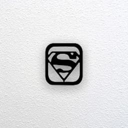 Superman Wall Art 3d model
