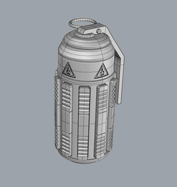 Helldivers 2 G-10 G10 Incendiary Grenade 3d model
