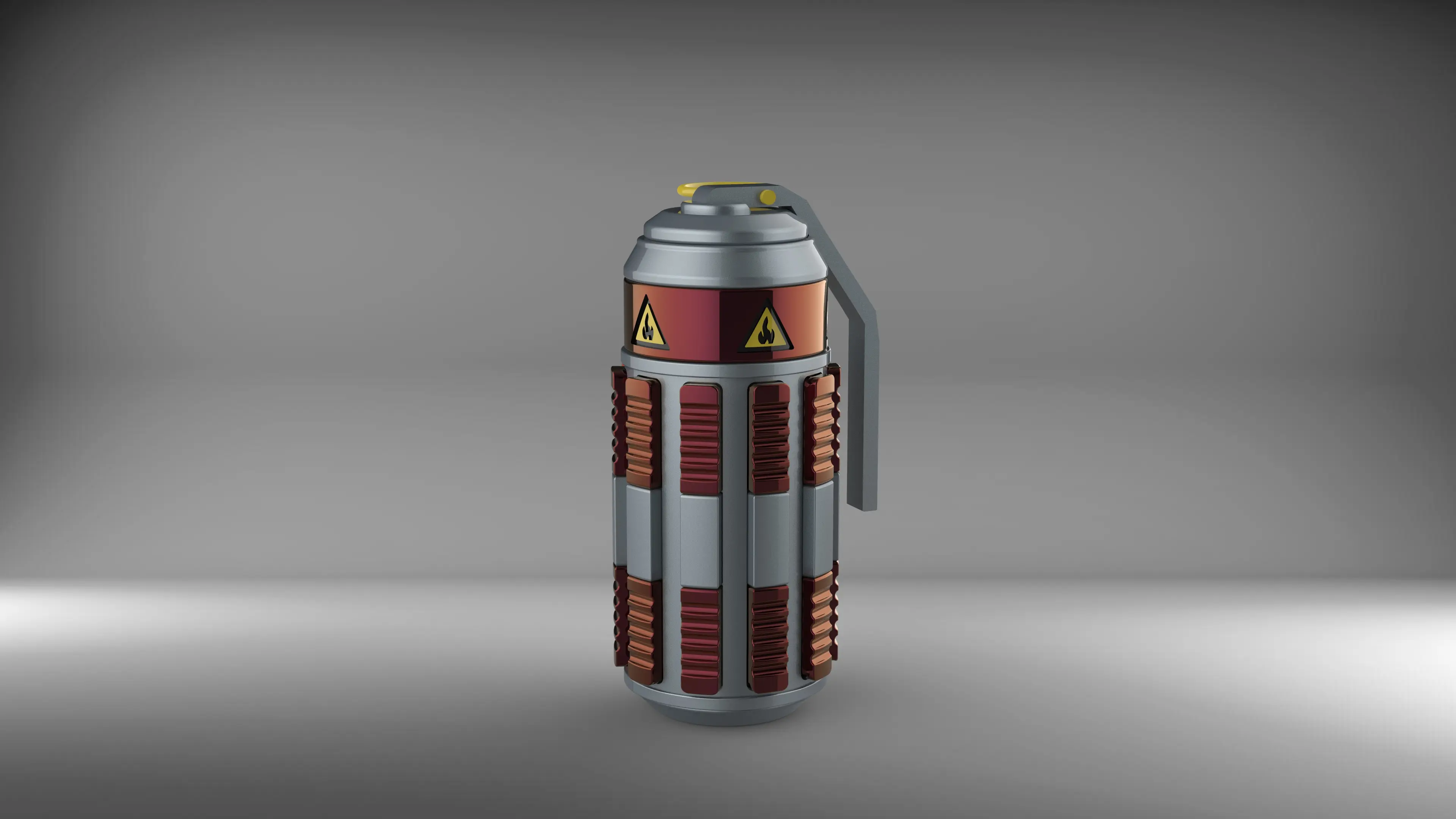 Helldivers 2 G-10 G10 Incendiary Grenade 3d model