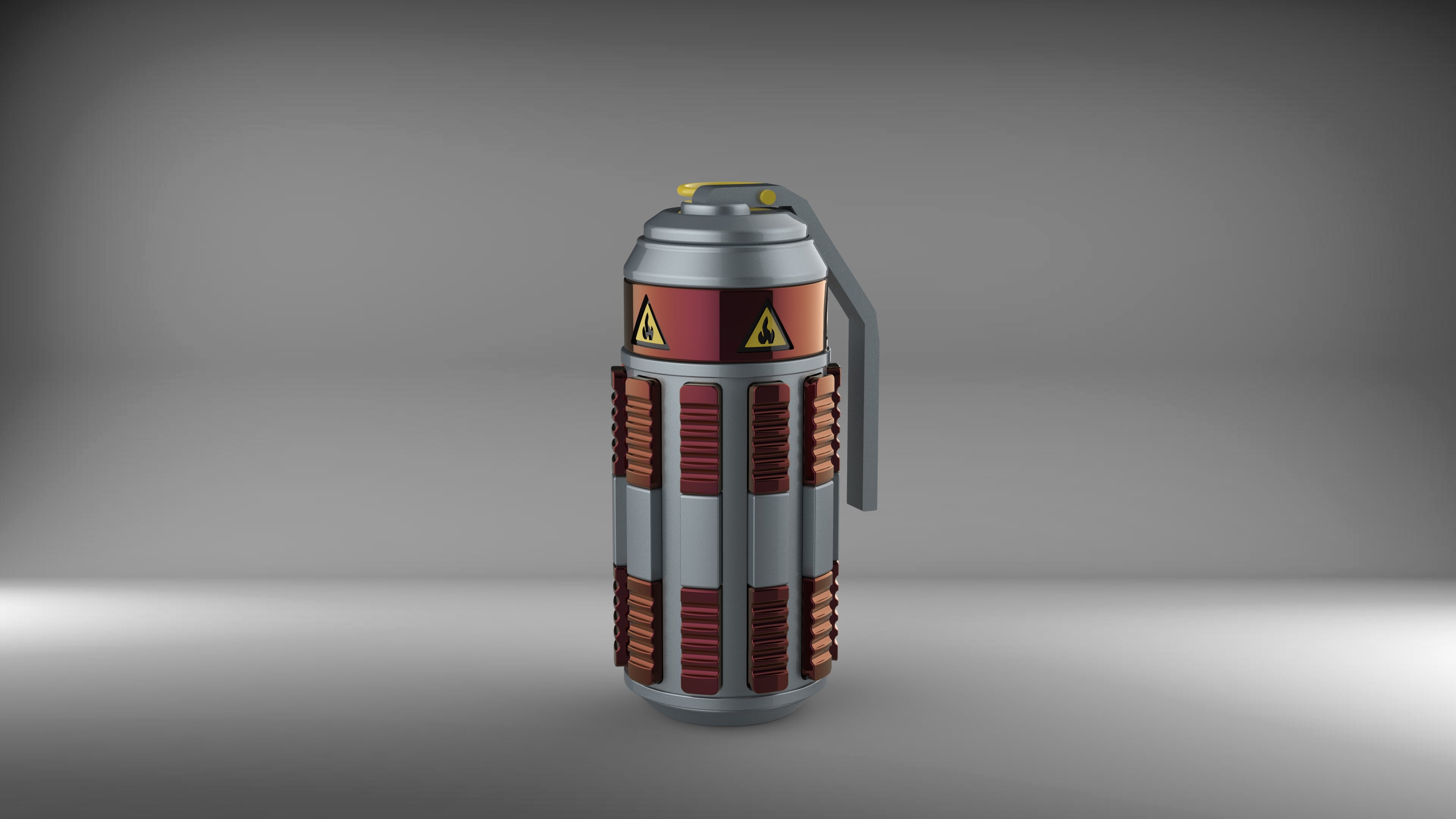 Helldivers 2 G-10 G10 Incendiary Grenade 3d model