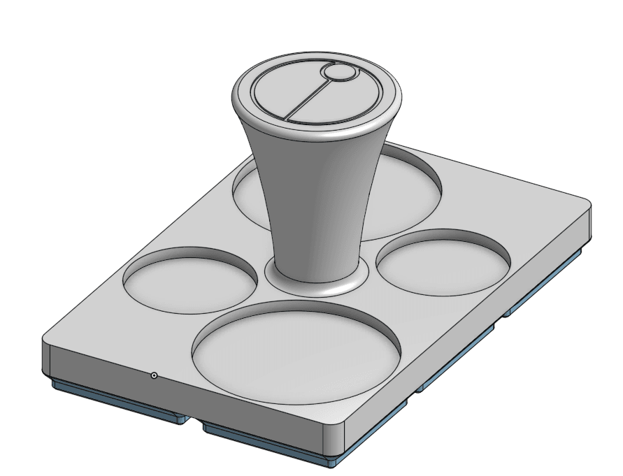 Gridfinity Storage Trays - Tau 3d model