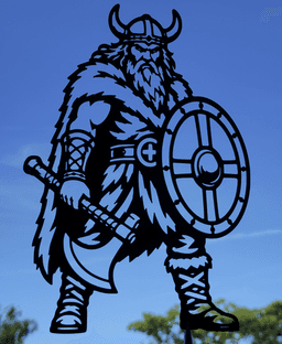 Viking Warrior Wall Art Decor.stl 3d model