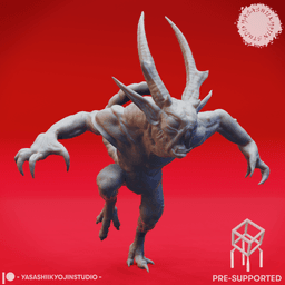Quasit Swarm - Tabletop Miniatures (Pre-Supported) 3d model