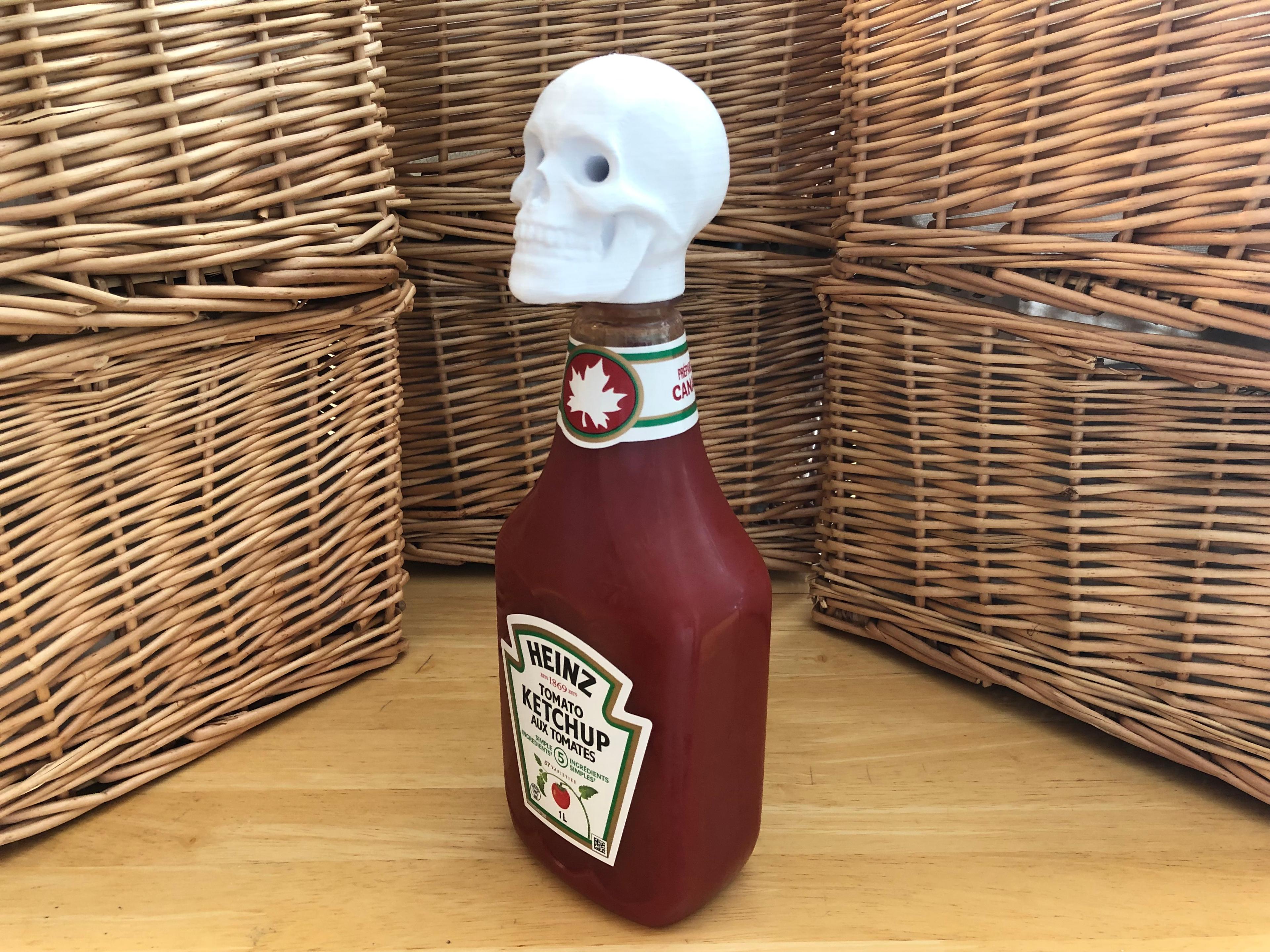 Skull Ketchup Cap 3d model