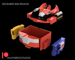 Megazord Loot Boxes 3d model