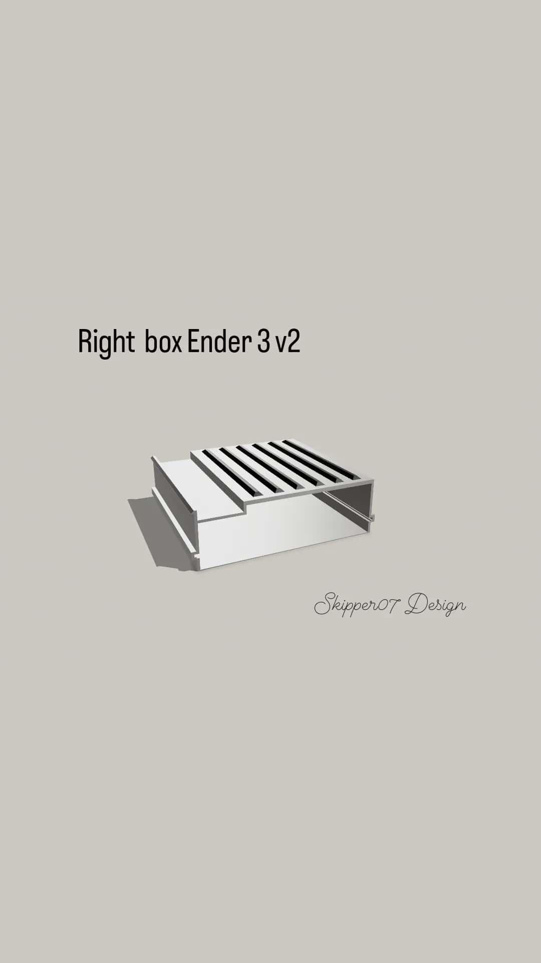 Right Box Ender 3 V2.stl 3d model