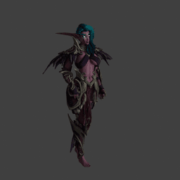 Elf Druid 3d model