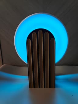 Orbit Echo – A 3D Printable Art Deco-Inspired Lamp 3d model